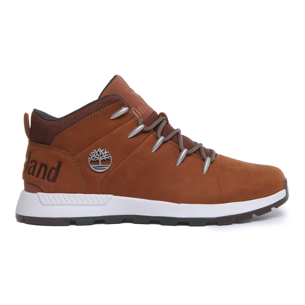 Timberland Men's Brown Lace-Up Boots Size 7