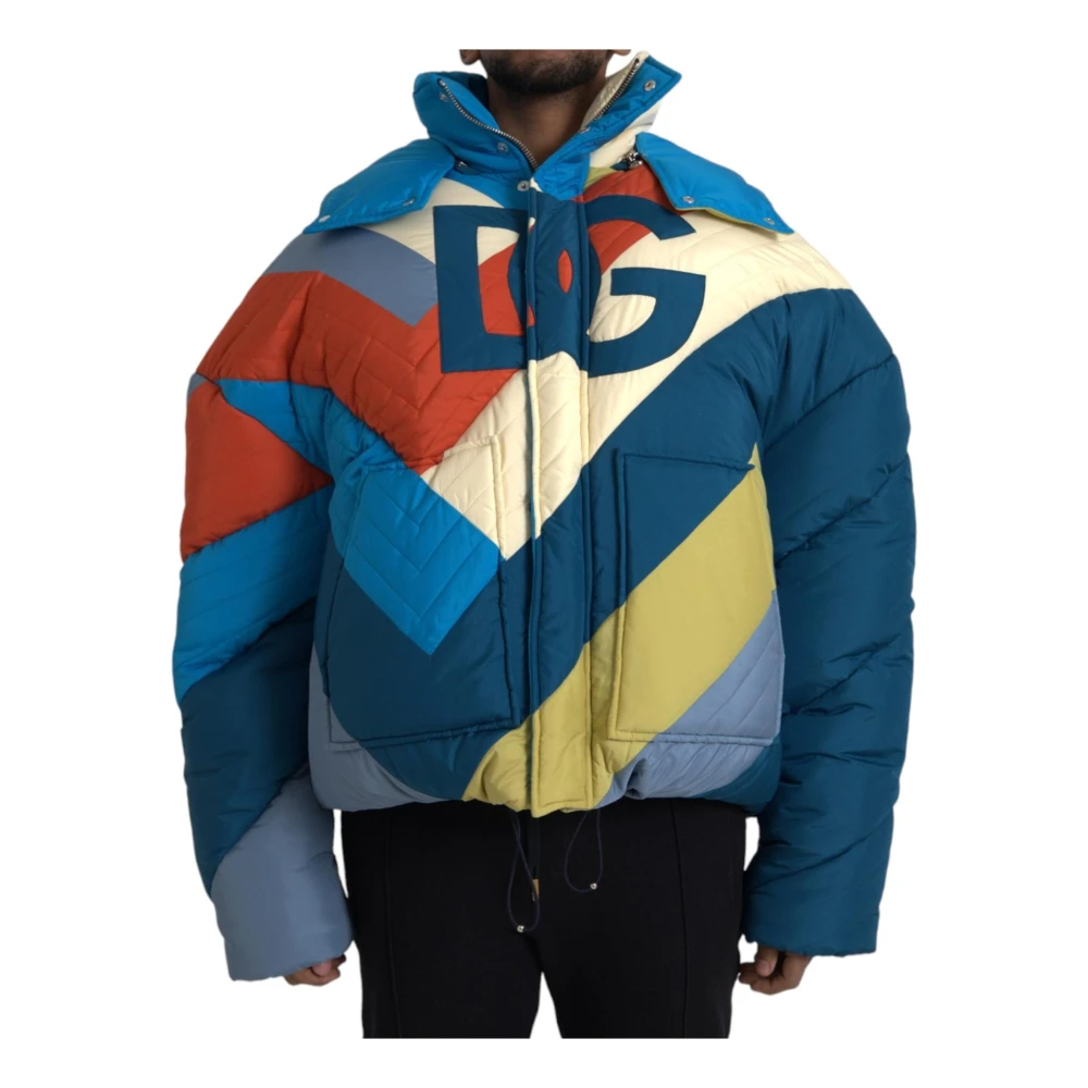 Dolce & Gabbana Men's Multicolor Winter Jackets Extra Large
