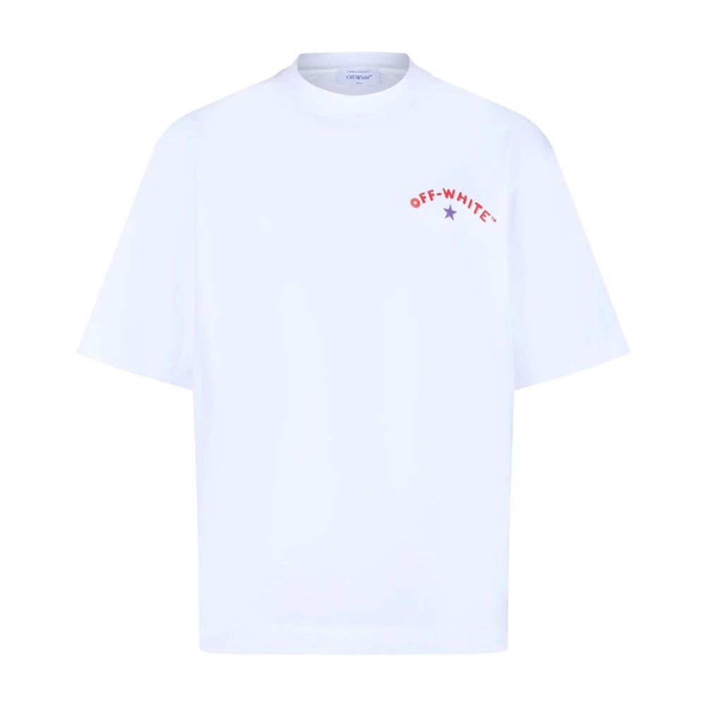 Off White Men's White T-Shirts Medium