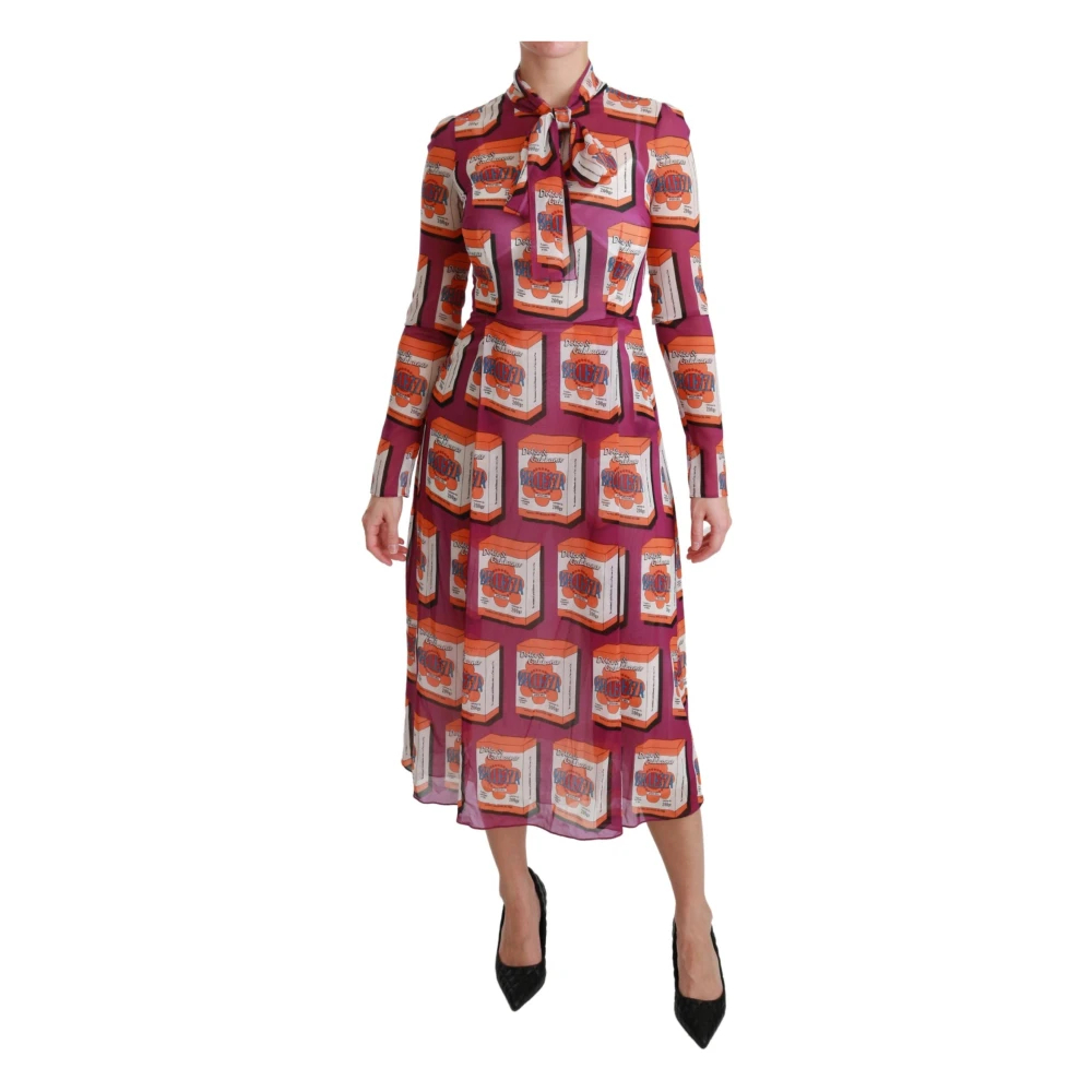 Dolce & Gabbana Women's Multicolor Midi Dresses 2XS