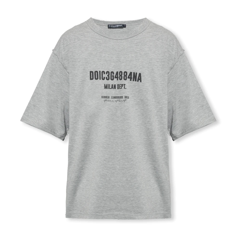 Dolce & Gabbana Men's Gray T-Shirts Small