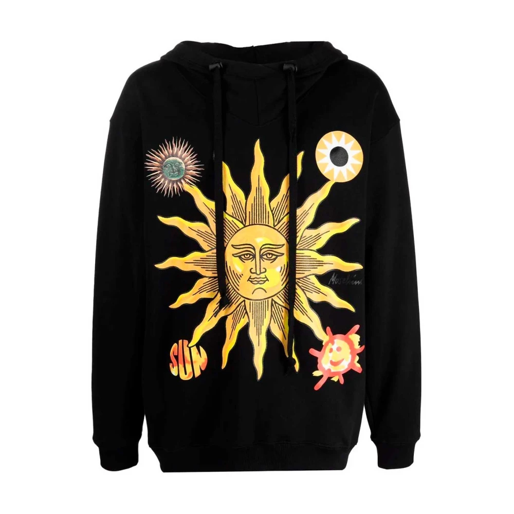 Moschino Men's Black Hoodies Medium