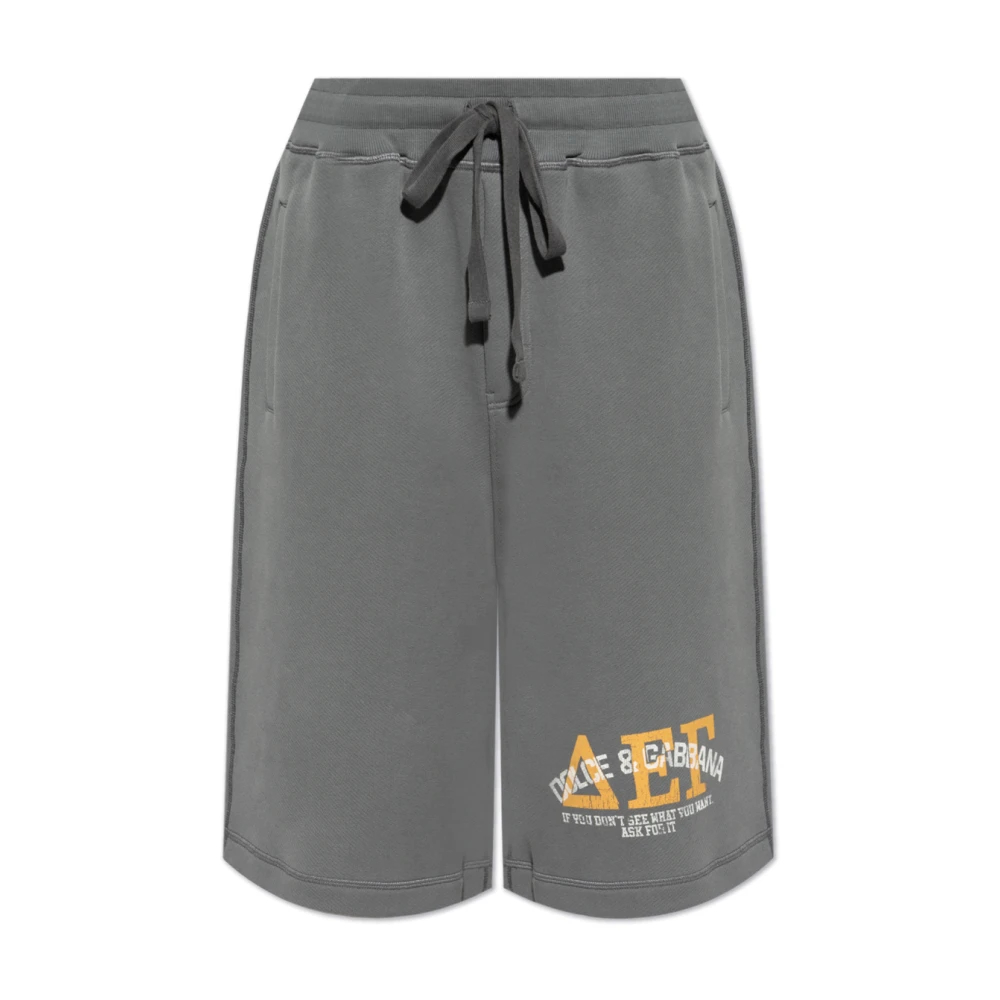 Dolce & Gabbana Men's Gray Casual Shorts Medium