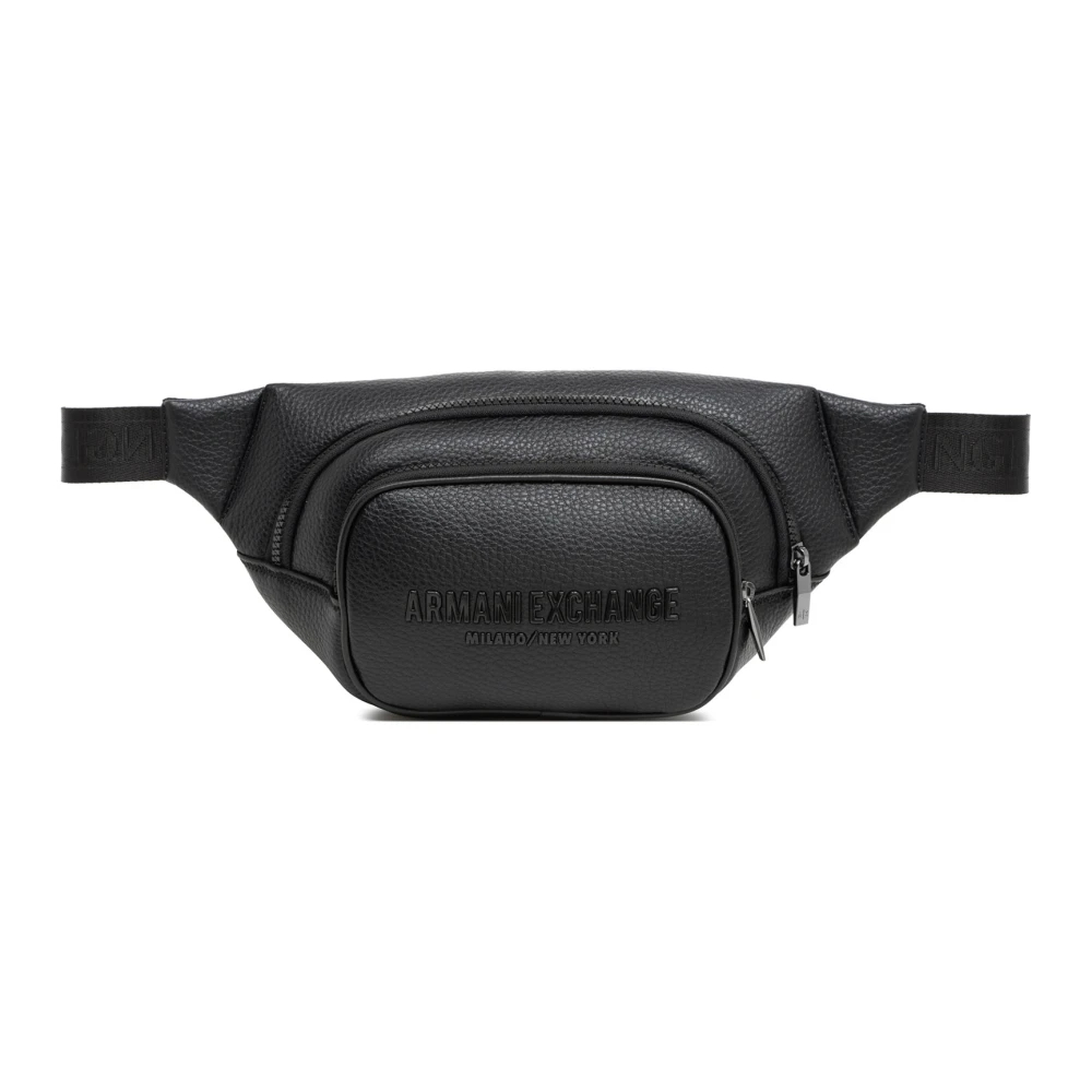 Armani Exchange Men's Black Belt Bags