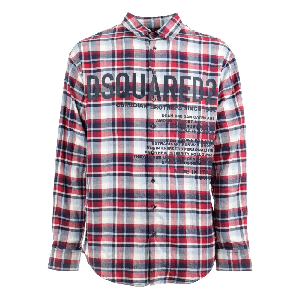 Dsquared2 Men's Red Casual Shirts Large