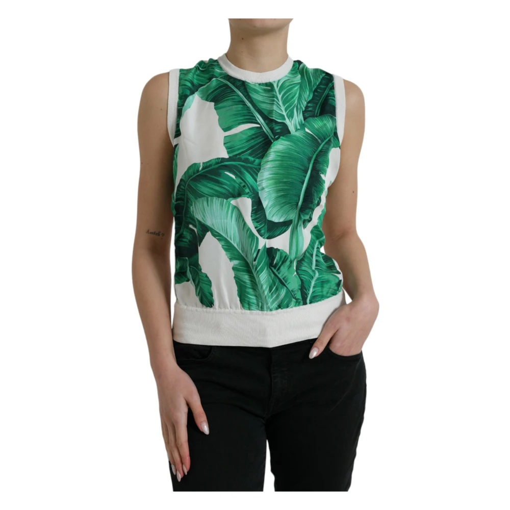 Dolce & Gabbana Women's Multicolor Sleeveless Tops 3XS