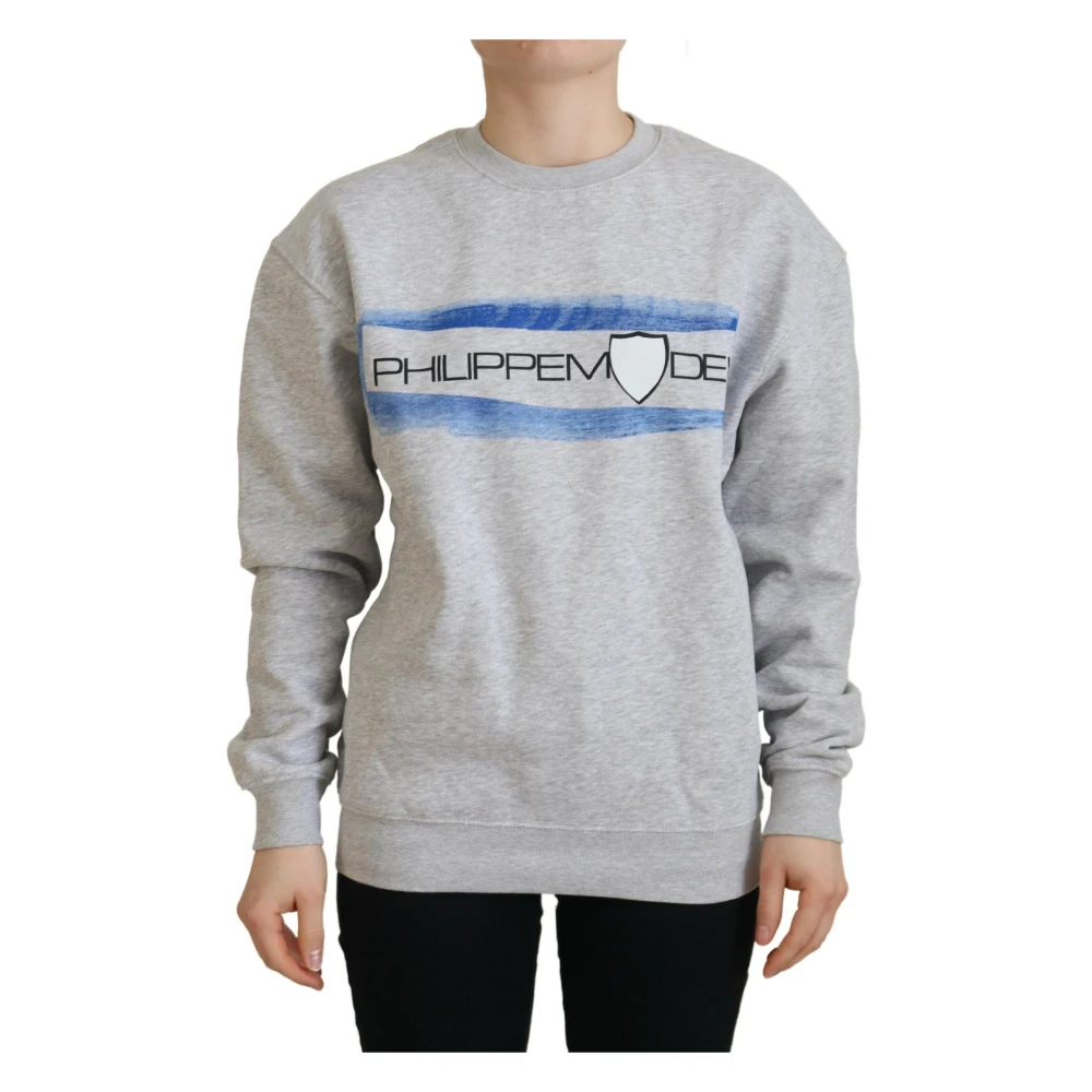 Philippe Model Women's Gray Sweatshirts Extra Small