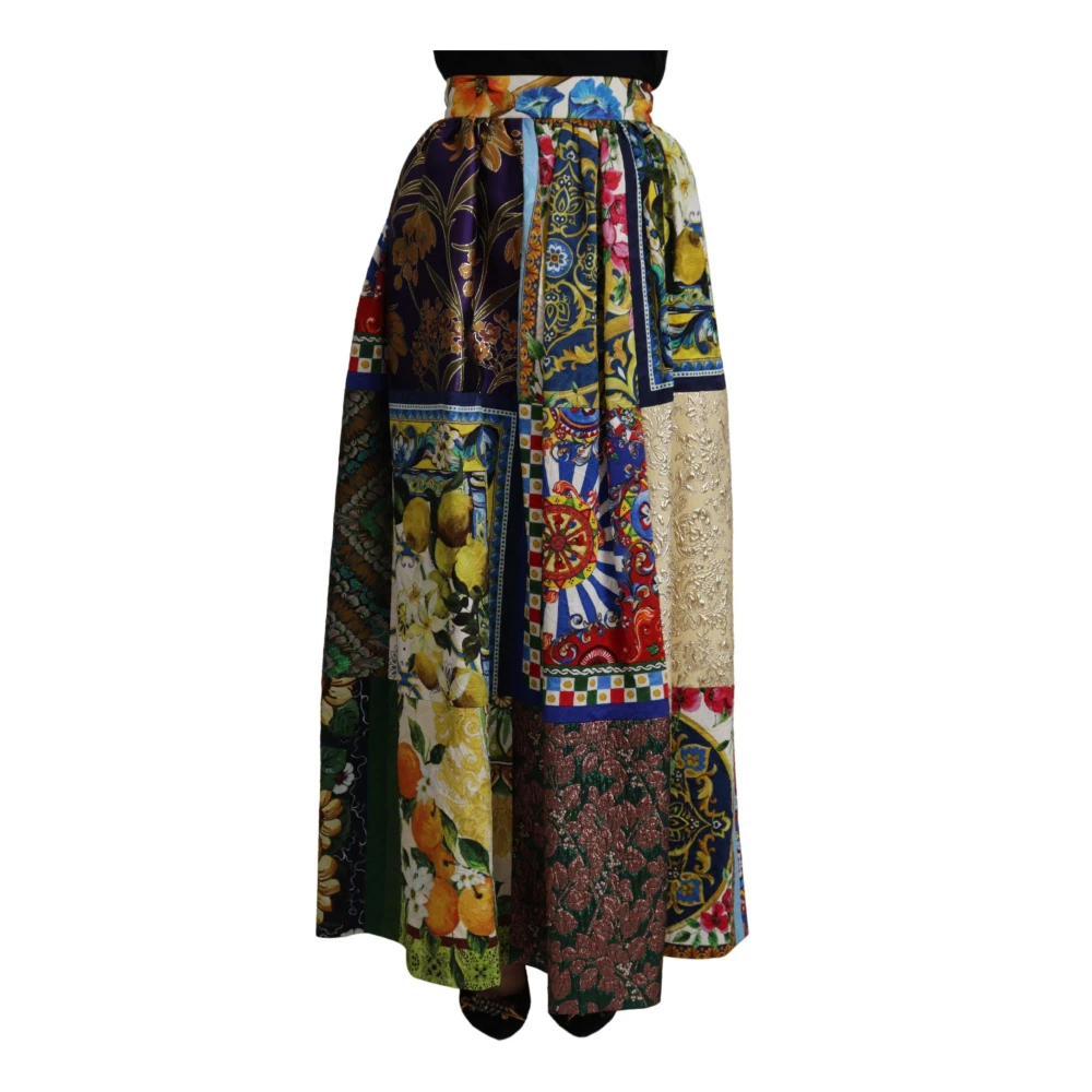 Dolce & Gabbana Women's Multicolor Maxi Skirts 2XS