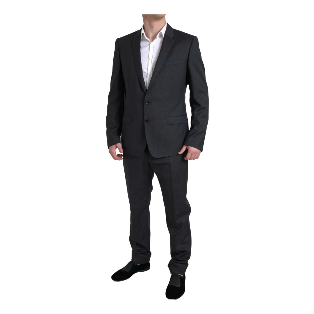 Dolce & Gabbana Men's Black Single Breasted Suits 2XL