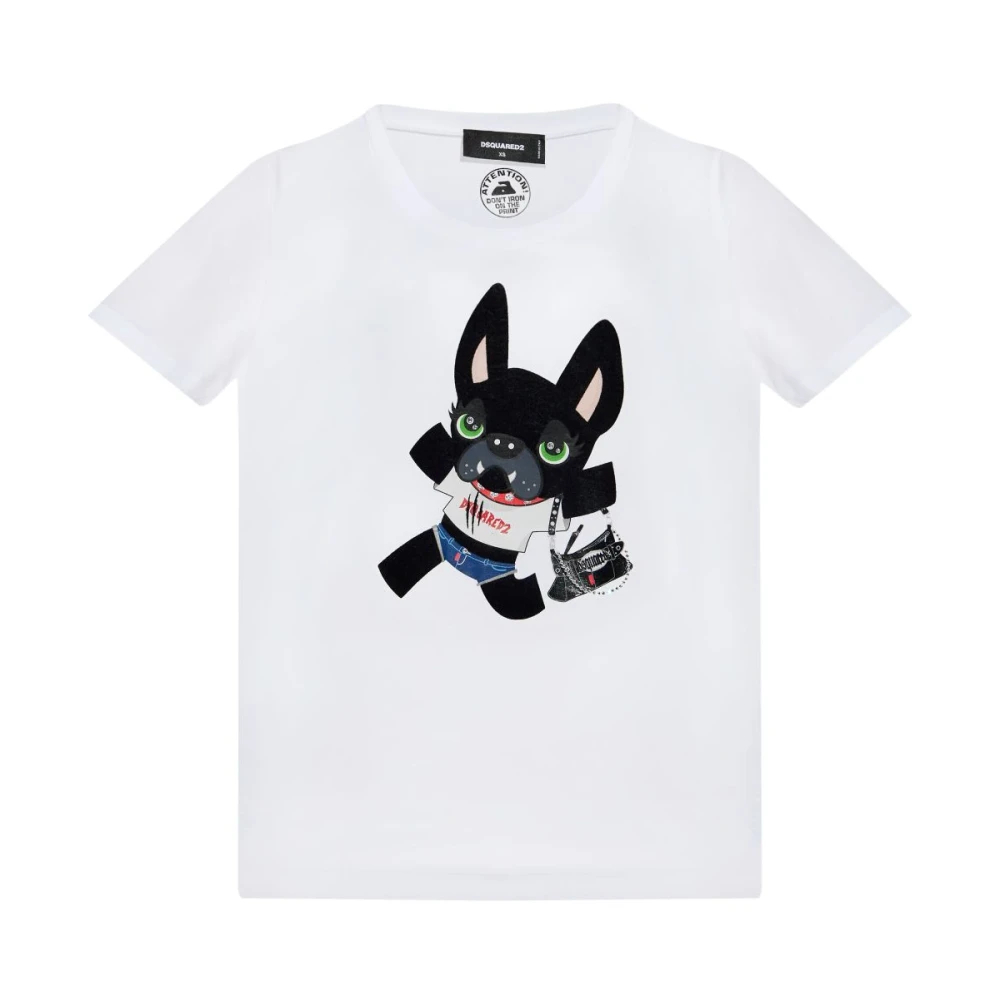 Dsquared2 Women's White T-Shirts Small