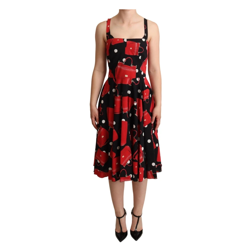 Dolce & Gabbana Women's Multicolor Midi Dresses Extra Small