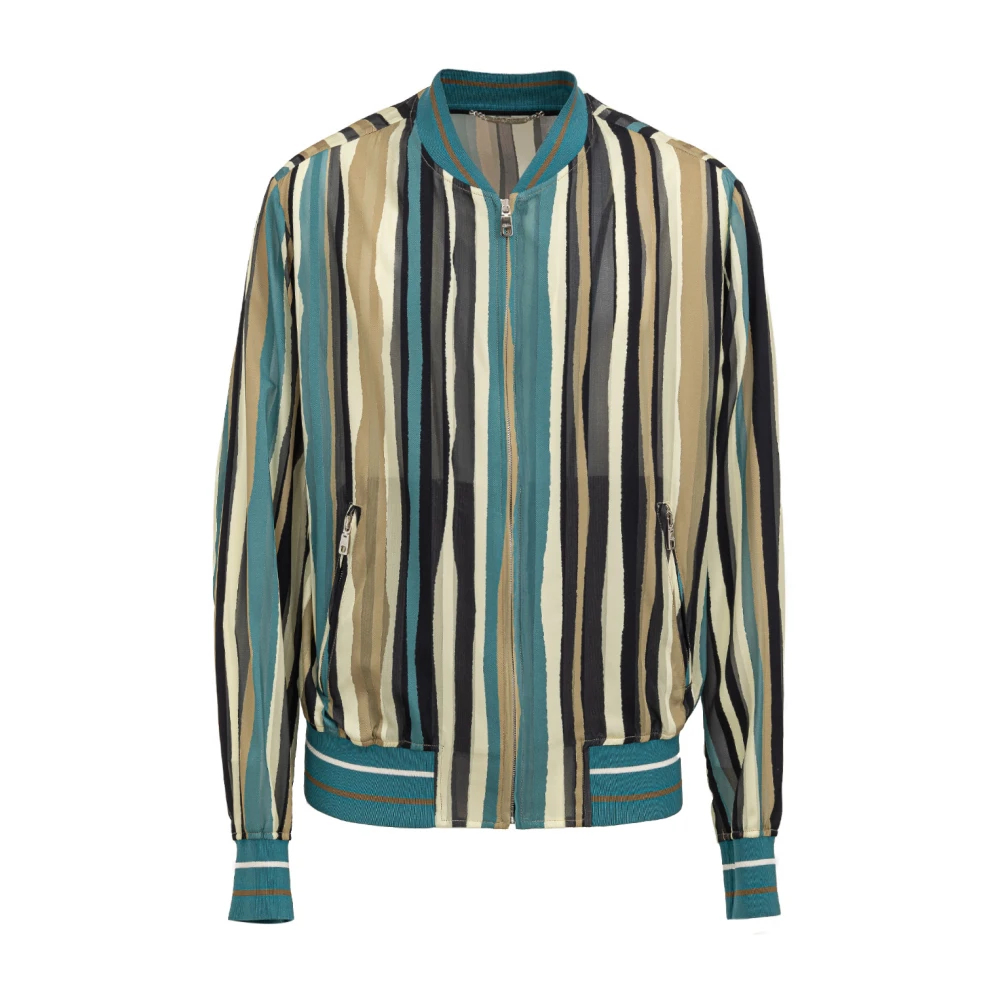 Dolce & Gabbana Men's Multicolor Bomber Jackets 2XL