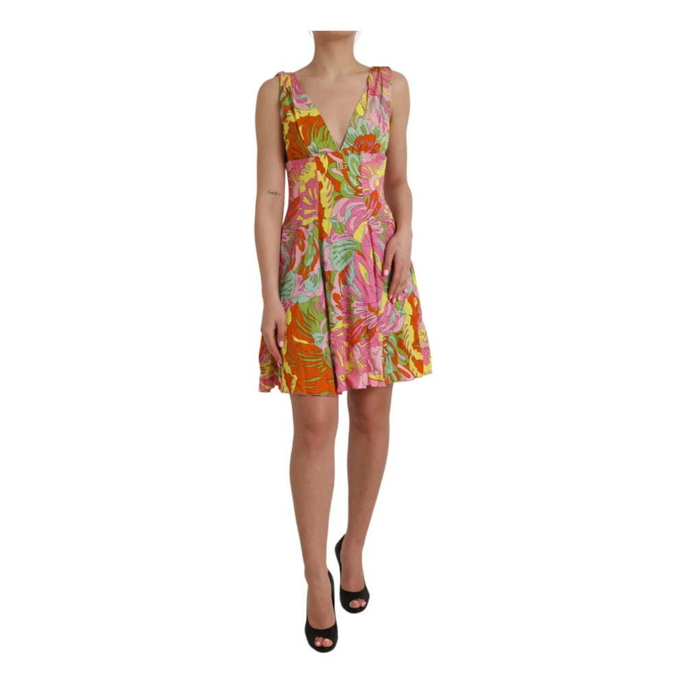 Dolce & Gabbana Women's Multicolor Short Dresses 2XS