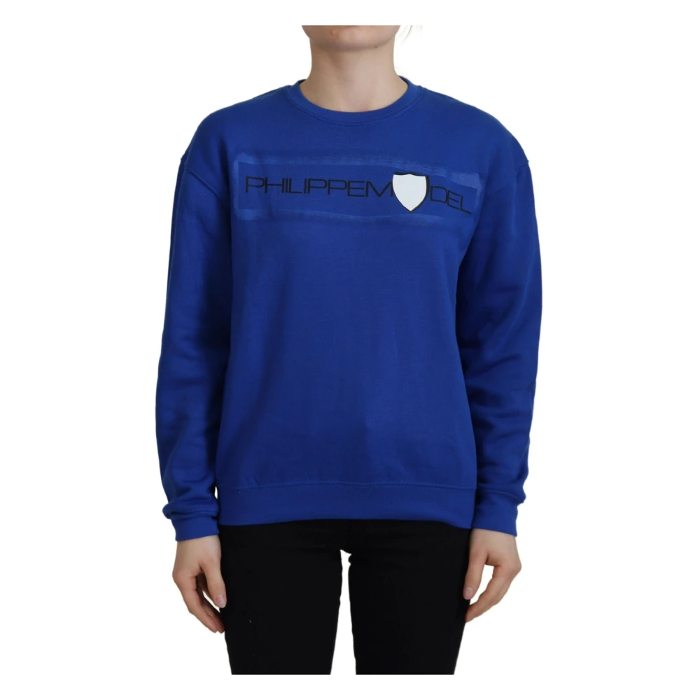 Philippe Model Women's Blue Sweatshirts 2XS