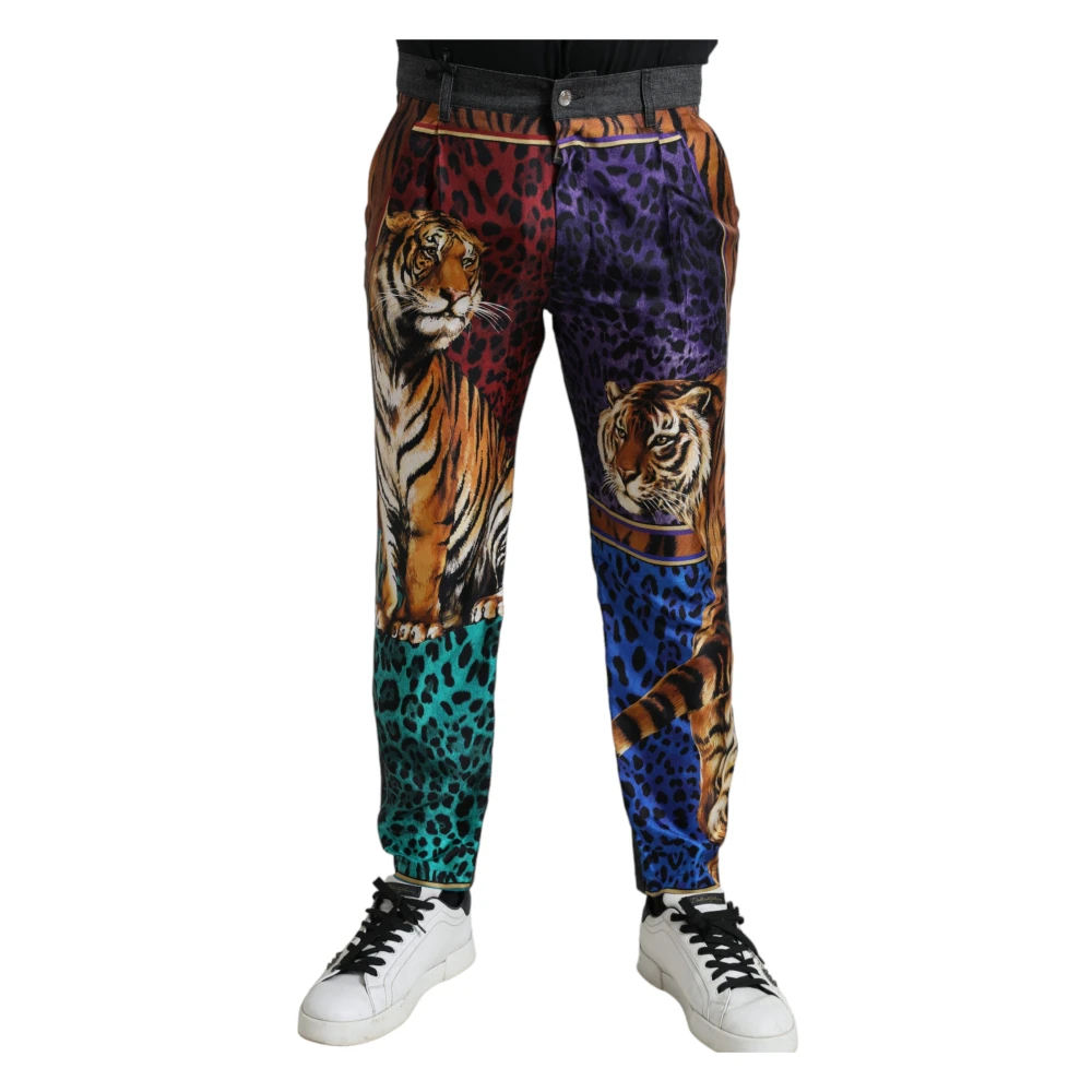 Dolce & Gabbana Men's Multicolor Straight Jeans Extra Small