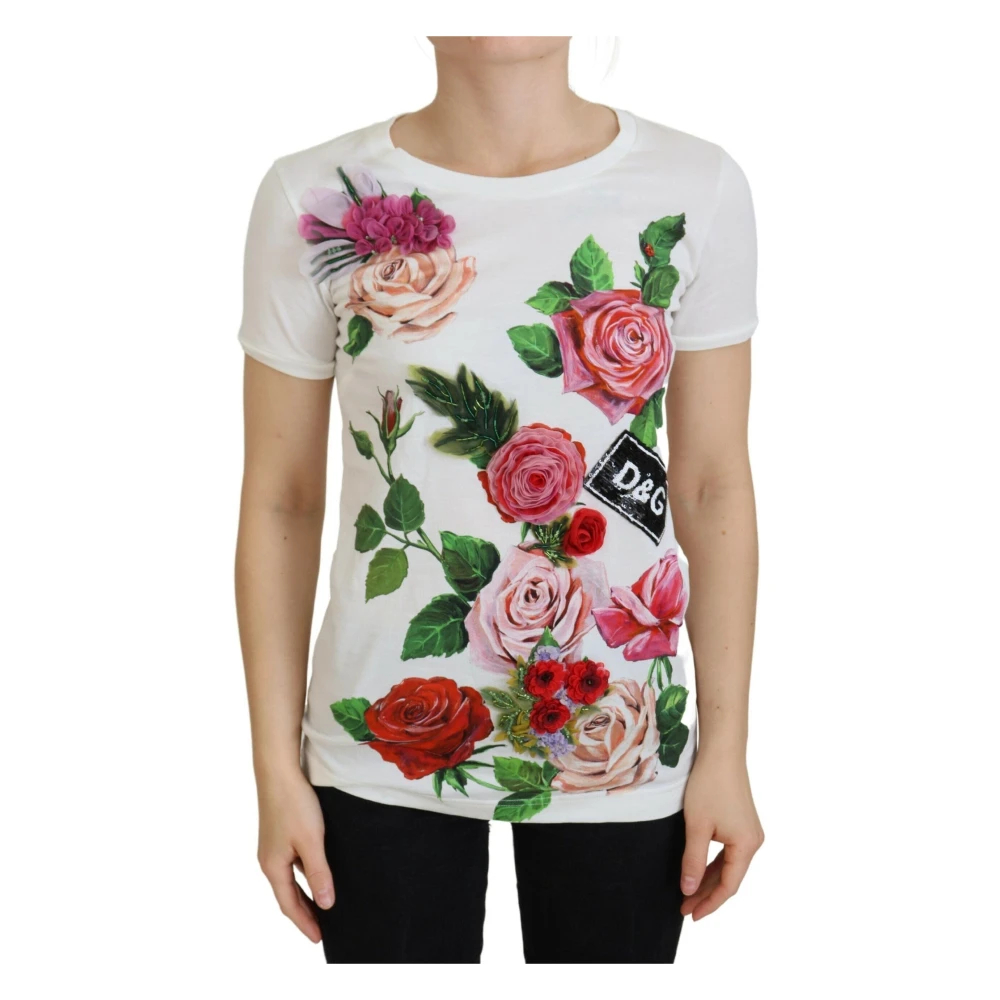 Dolce & Gabbana Women's White T-Shirts 3XS