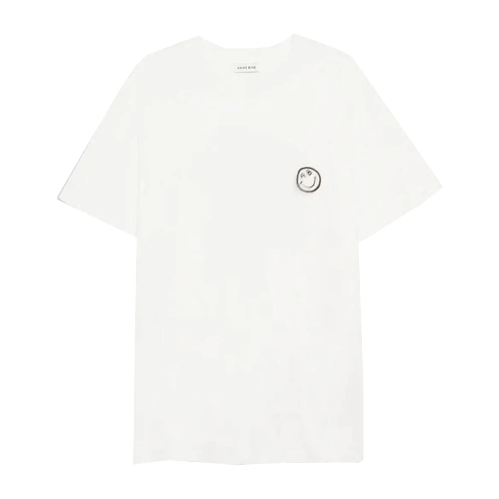Anine Bing Women's Beige T-Shirts Medium
