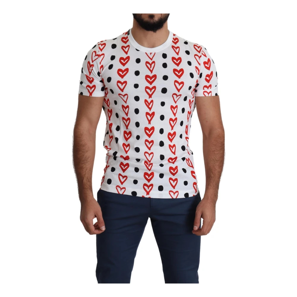 Dolce & Gabbana Men's White T-Shirts Medium