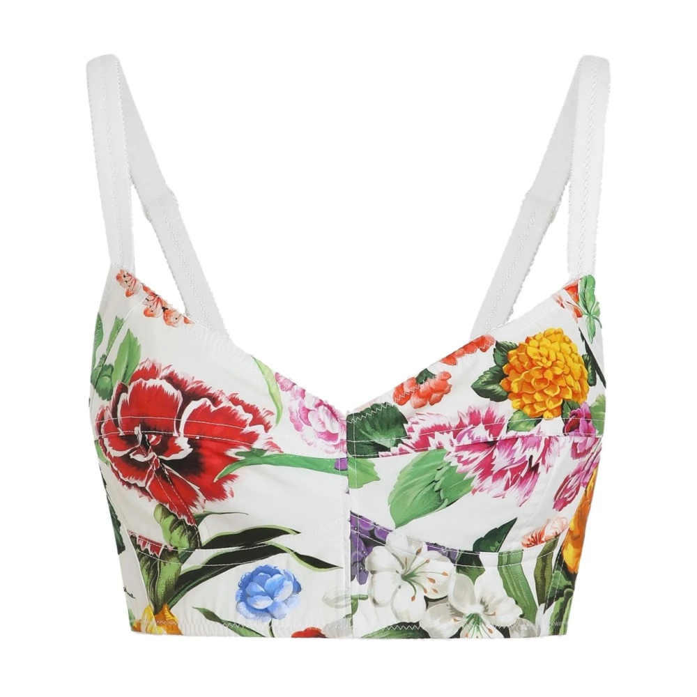 Dolce & Gabbana Women's Multicolor Sleeveless Tops Small