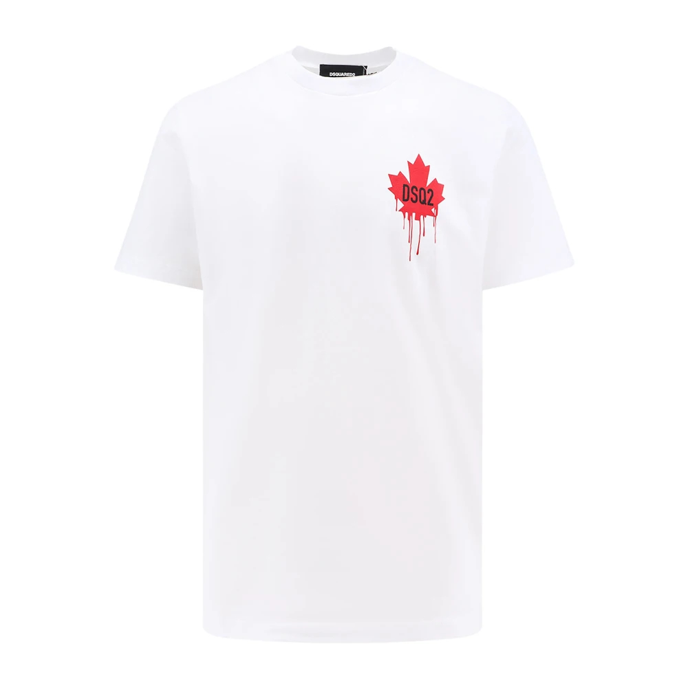 Dsquared2 Men's White T-Shirts Extra Small