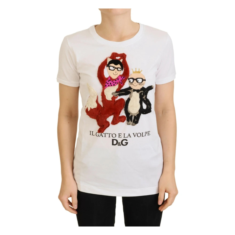 Dolce & Gabbana Women's White T-Shirts 3XS