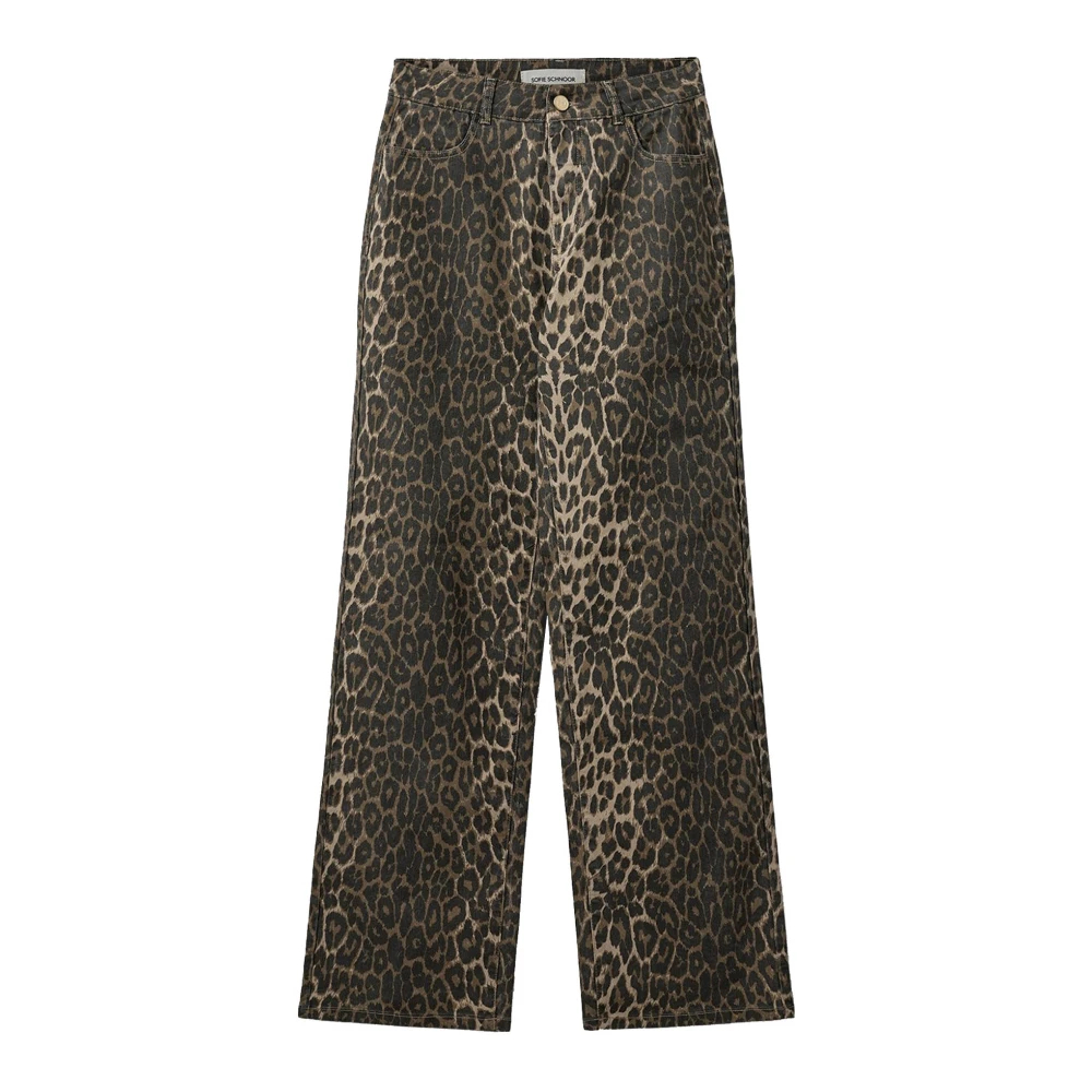 Sofie Schnoor Women's Brown Wide Trousers Medium