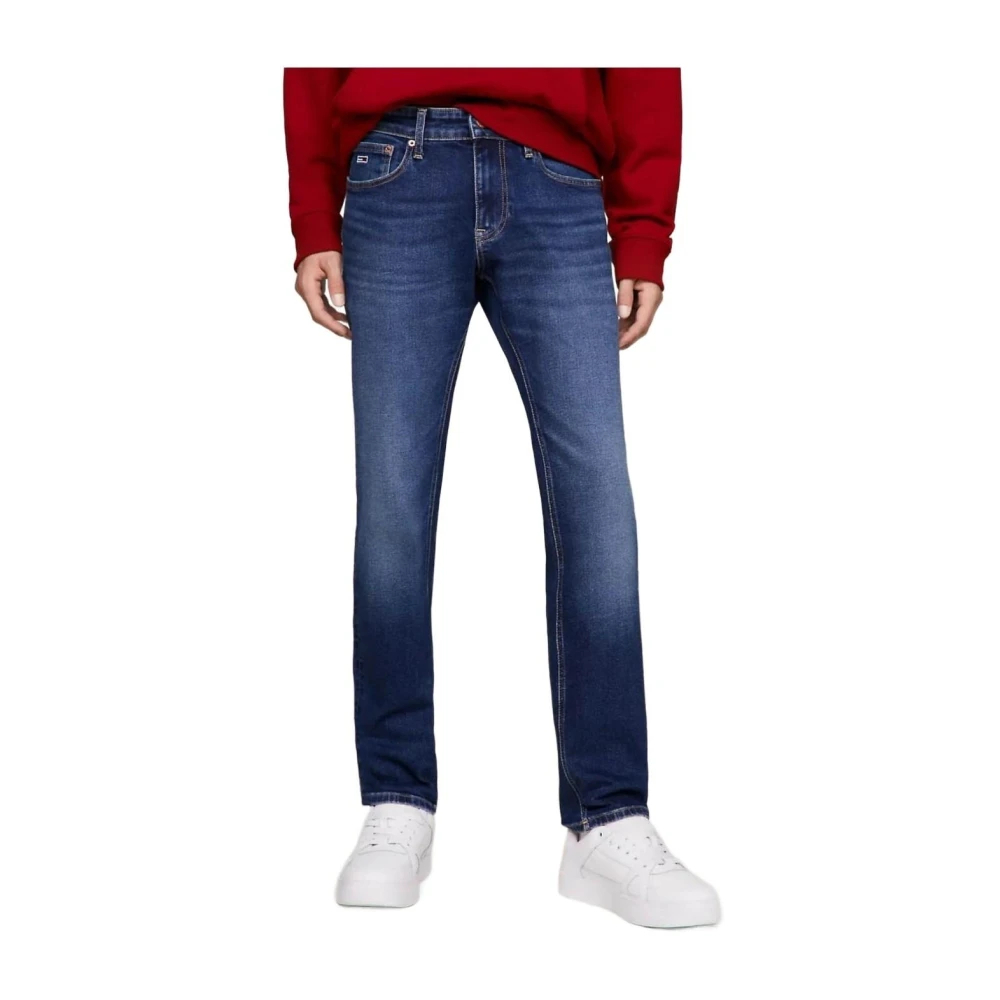 Tommy Hilfiger Men's Blue Slim-Fit Jeans W38 L32