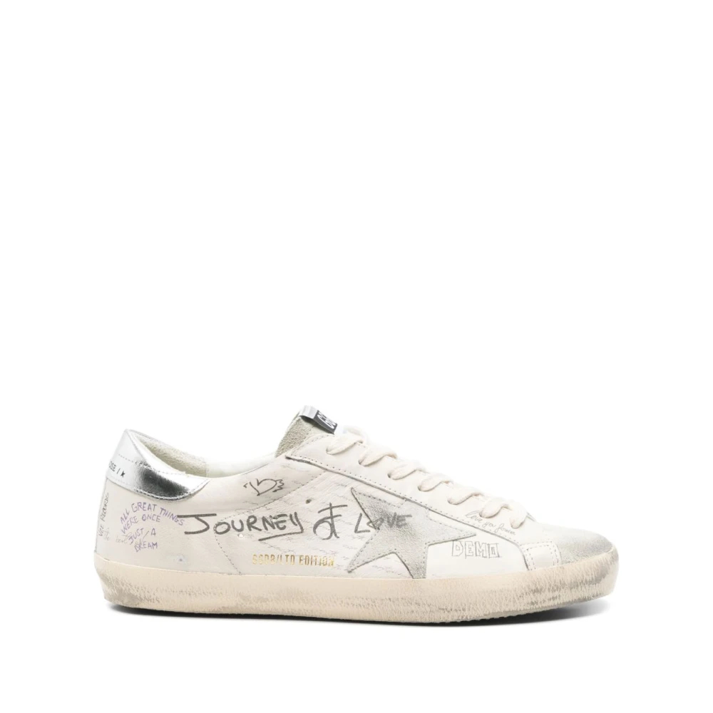 Golden Goose Men's White Sneakers Size 7 Uk