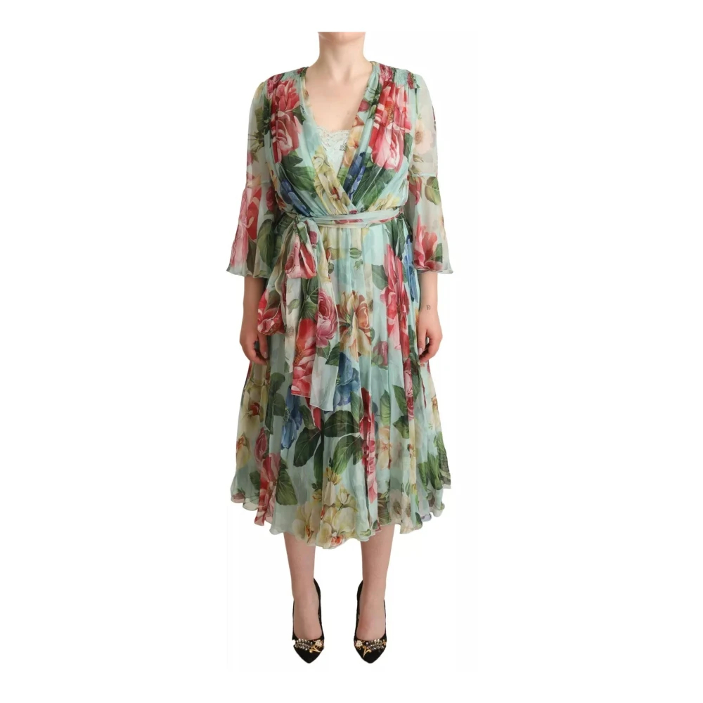 Dolce & Gabbana Women's Multicolor Midi Dresses 2XS