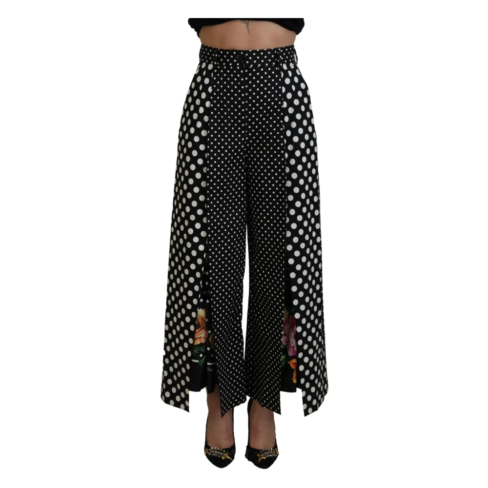 Dolce & Gabbana Women's Multicolor Wide Trousers 2XS