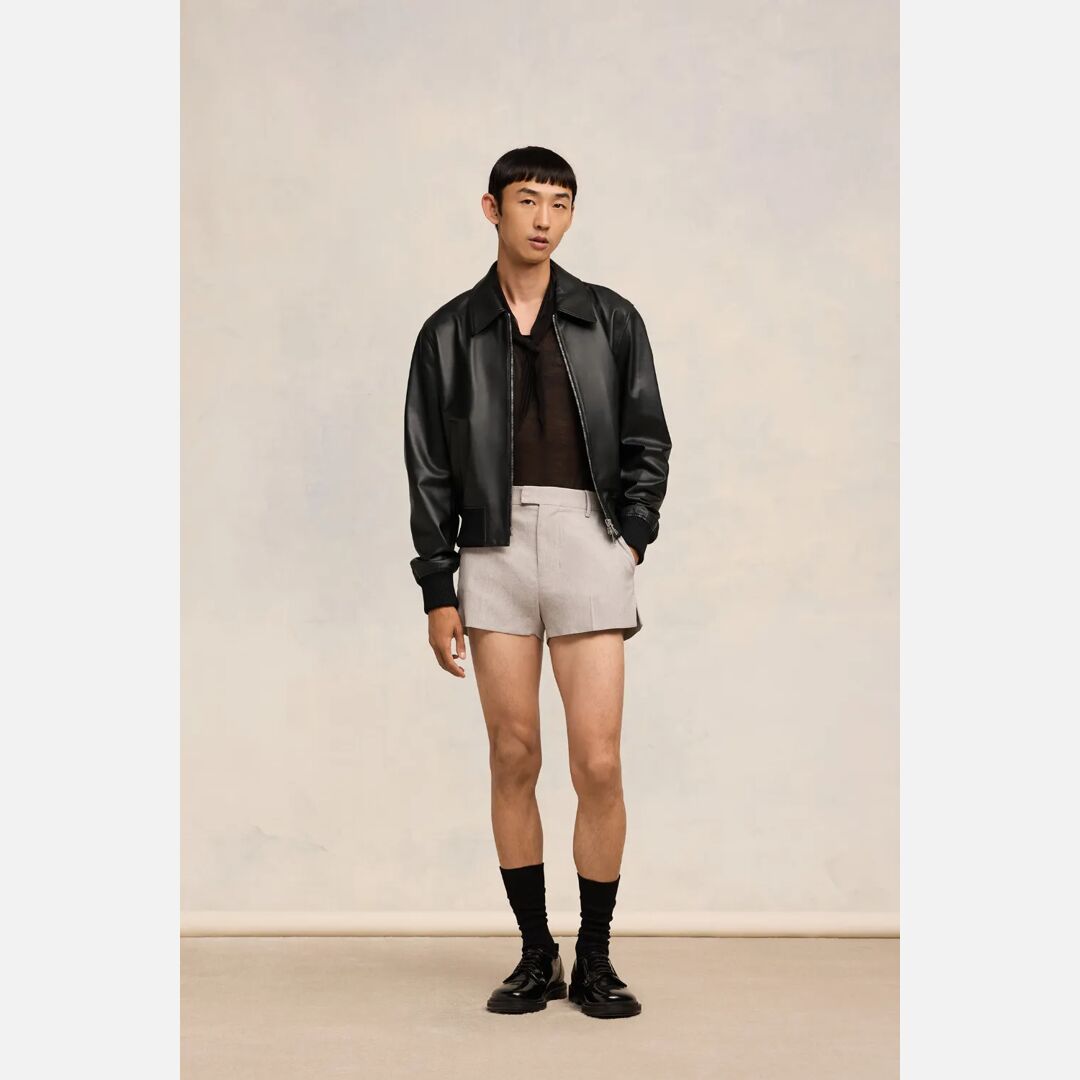 Zipped Jacket Black Unisex - M - AMI Paris