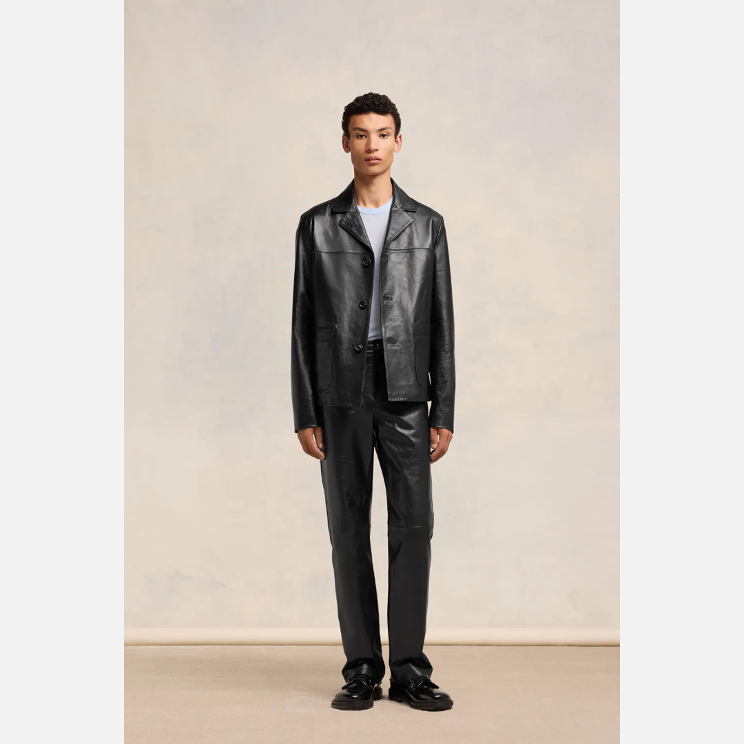 Buttoned Jacket Black for Men - S - AMI Paris