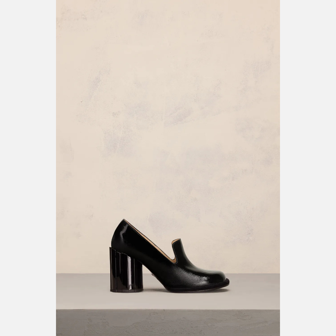 Anatomical Toe Heeled Loafer Black for Women - 41 - AMI Paris