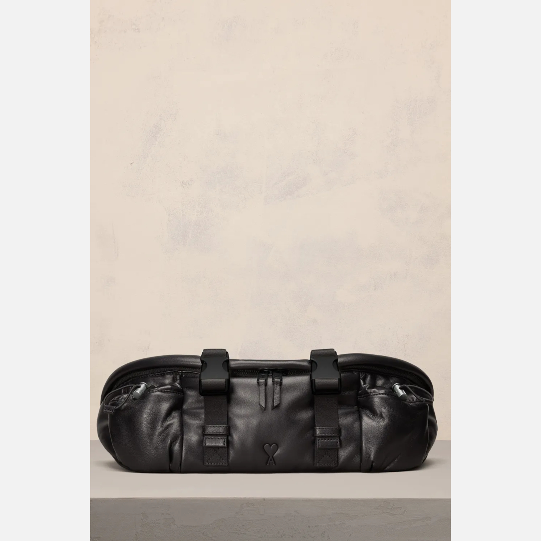 Ami De Coeur Bumbag Black Unisex - One Size - AMI Paris