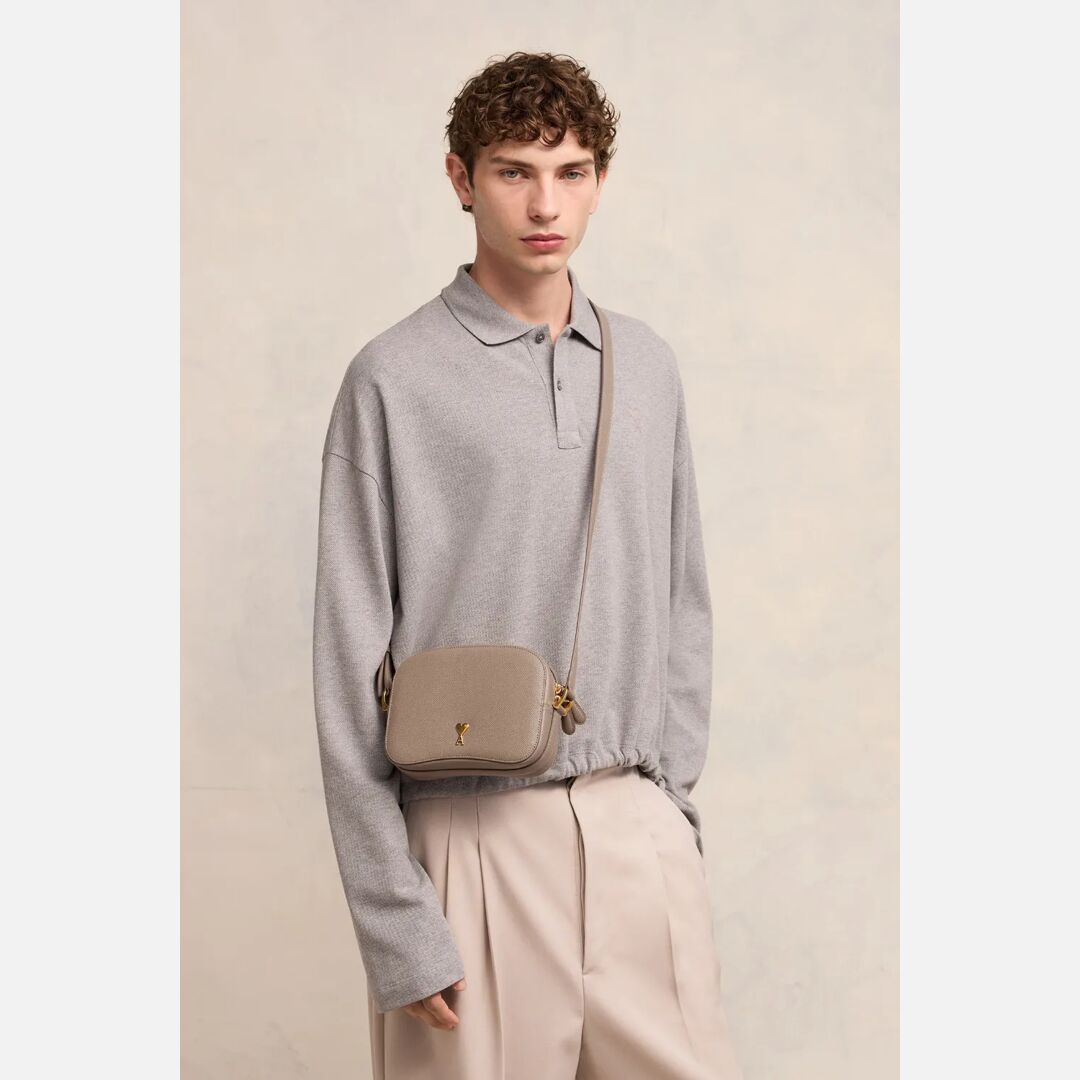 Paris Paris Camera Bag Neutrals Unisex - One Size - AMI Paris