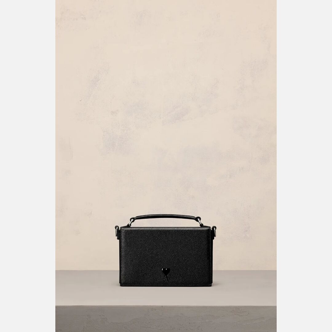 Ami De Coeur Lunch Box Bag Black Unisex - One Size - AMI Paris
