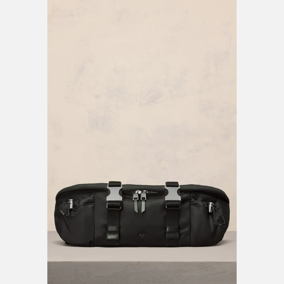 Ami De Coeur Bumbag Black Unisex - One Size - AMI Paris
