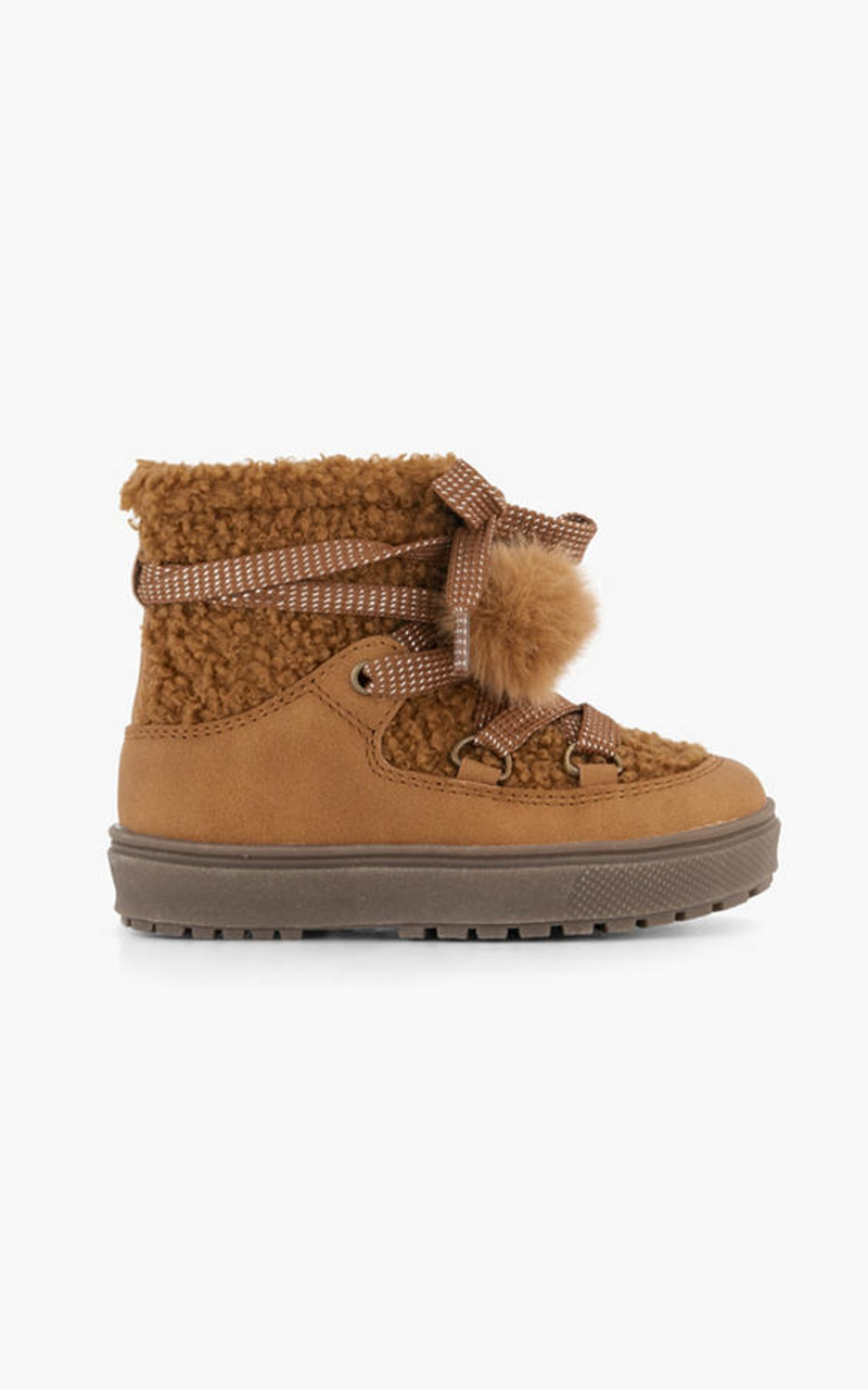 Cognac boot teddy