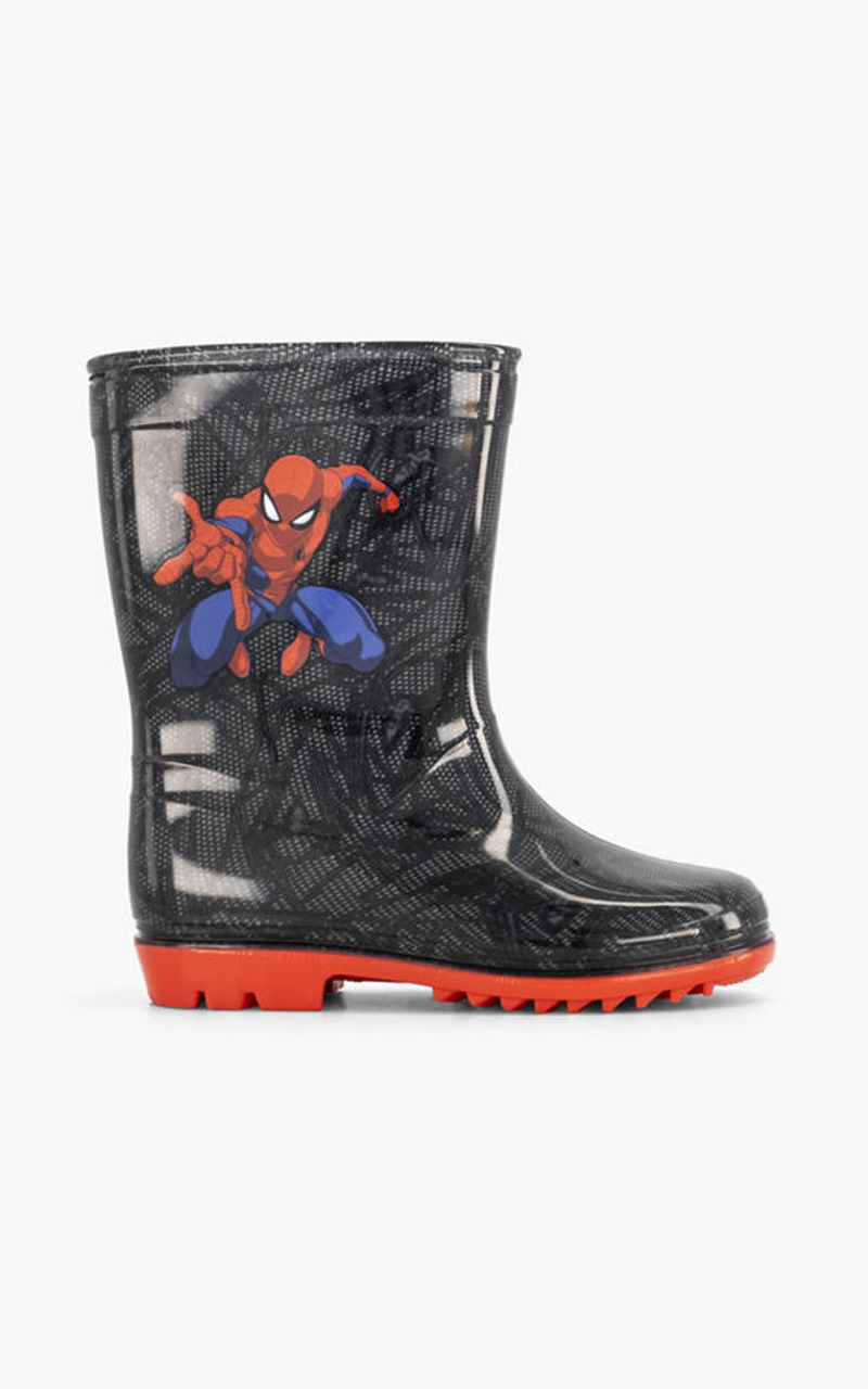 Zwarte regenlaars Spiderman