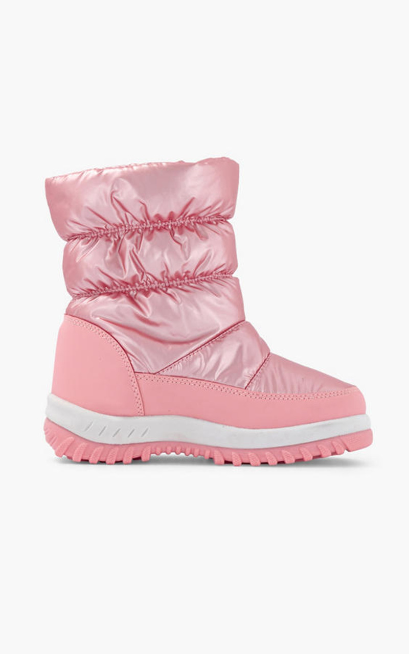 Lichtroze snowboot metallic