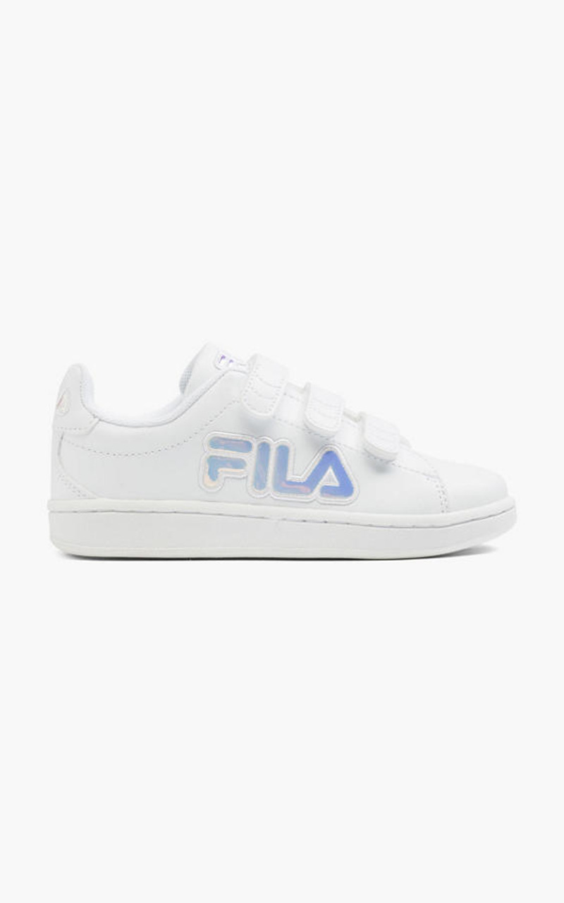 Witte sneaker holografisch