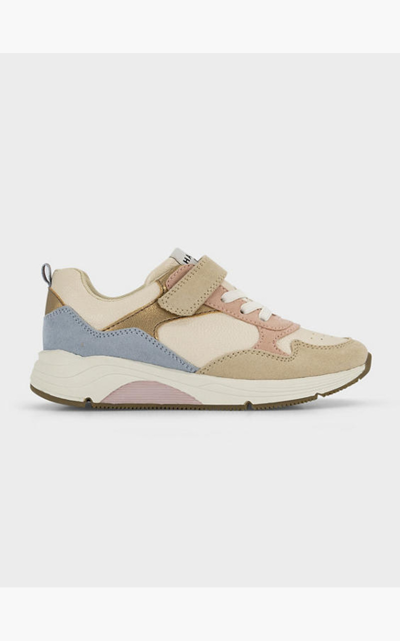 Beige multicolor chunky sneaker