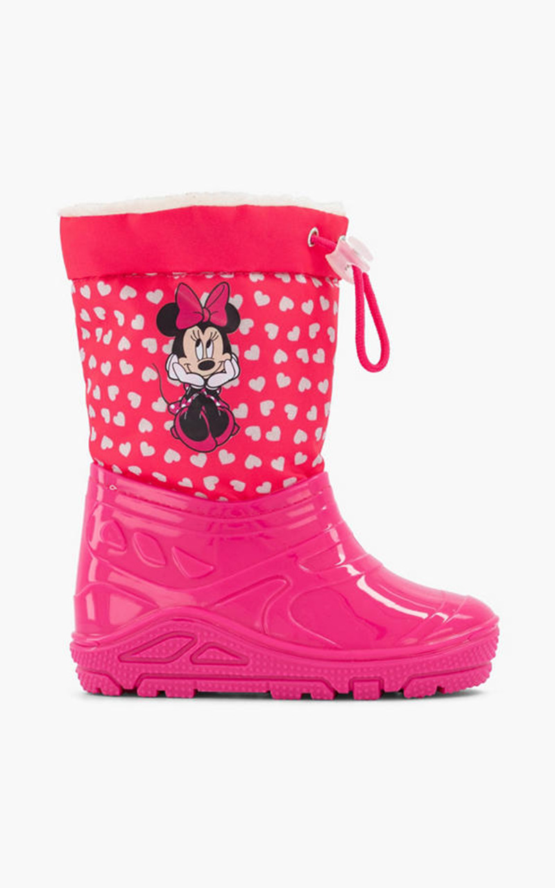 Roze snowboot Minnie Mouse