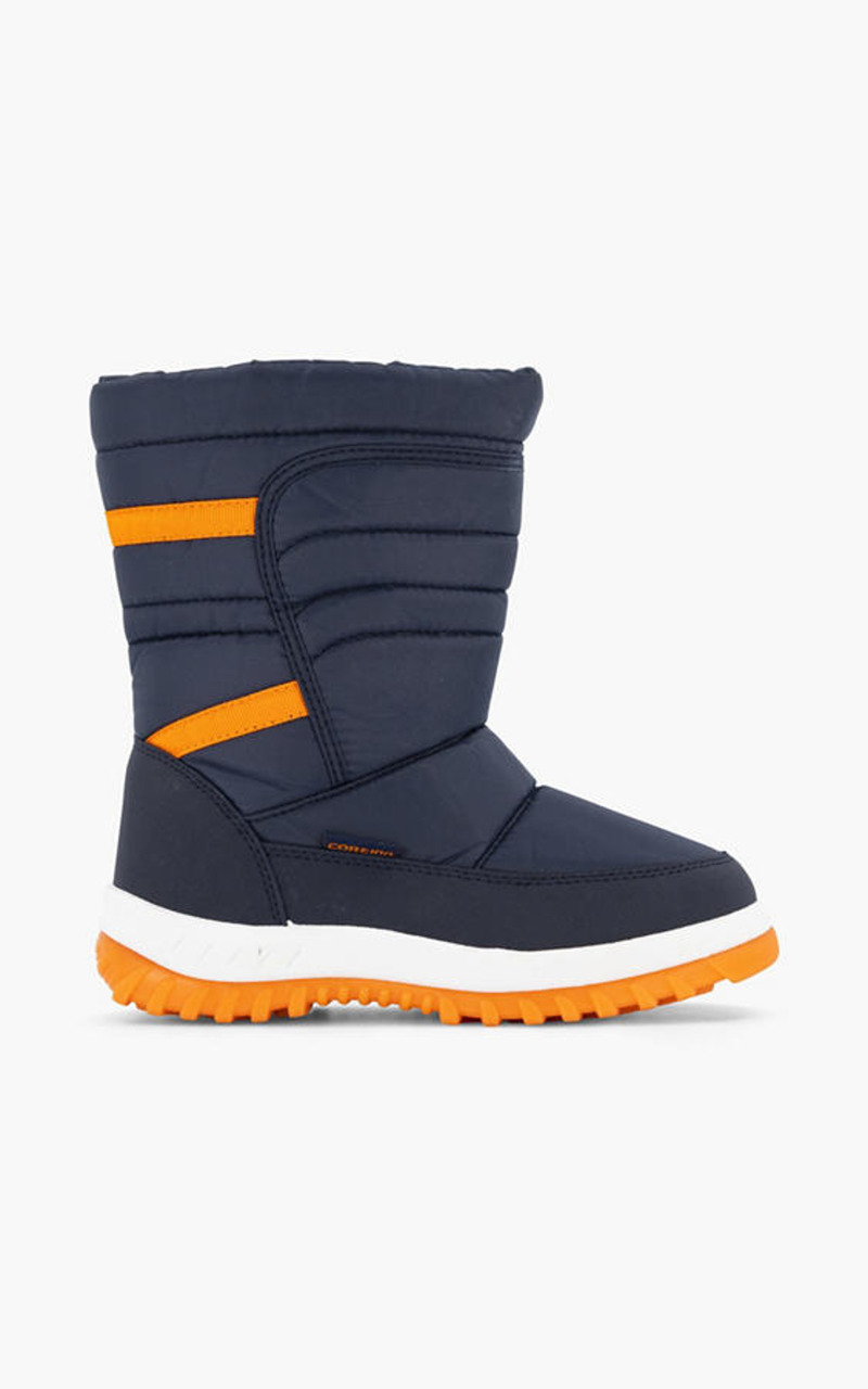 Donkerblauwe snowboot ritssluiting