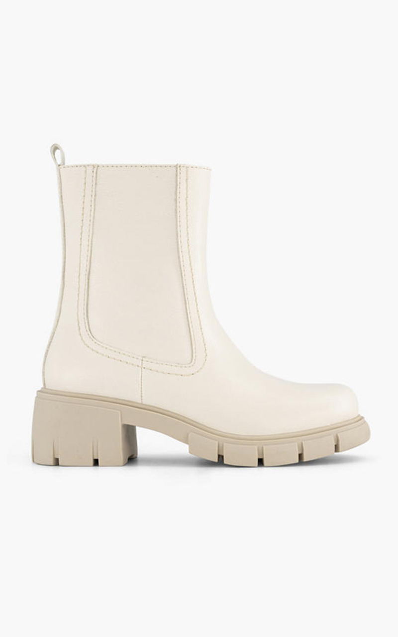 Crème chelsea boot