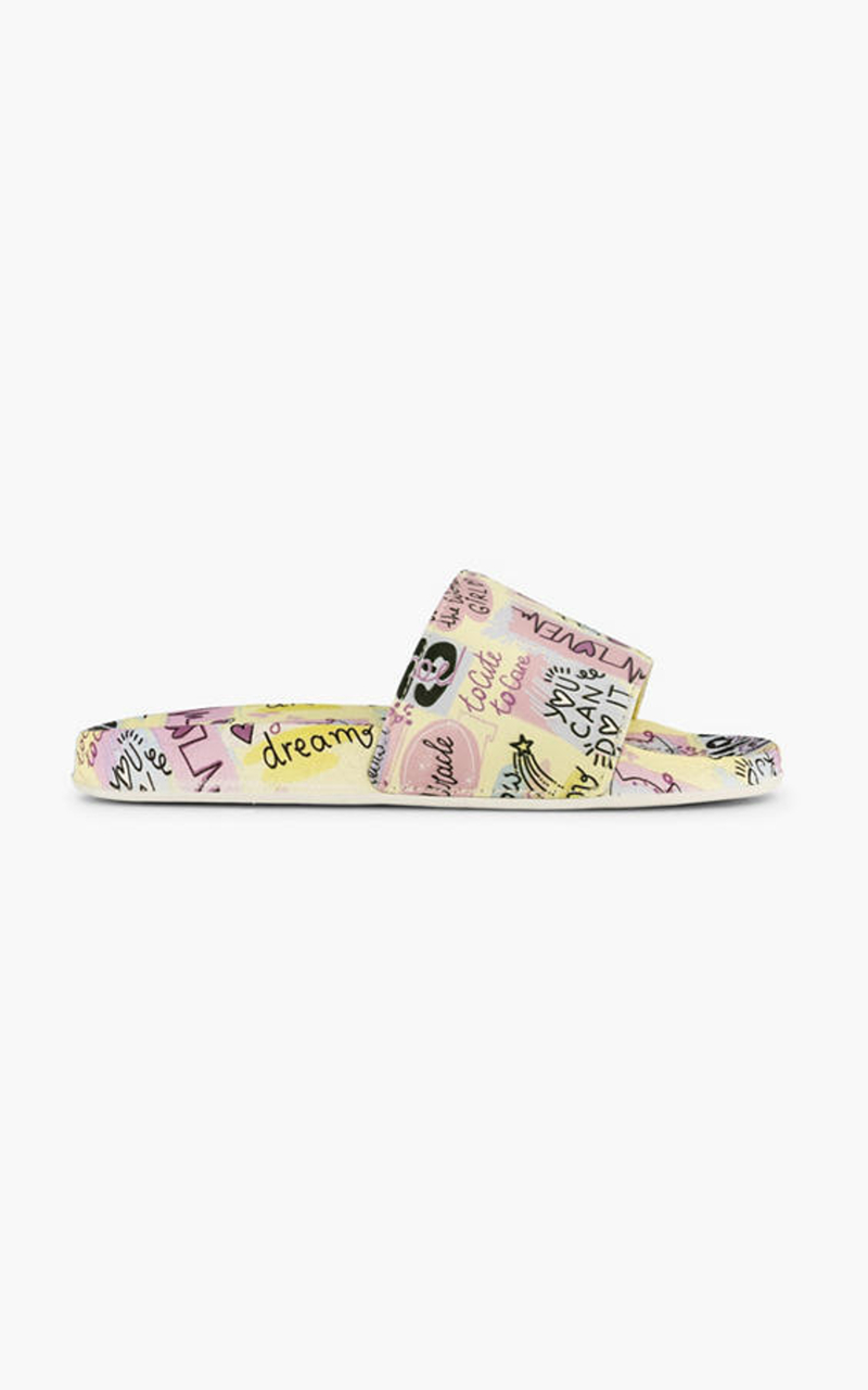 Gekleurde badslipper