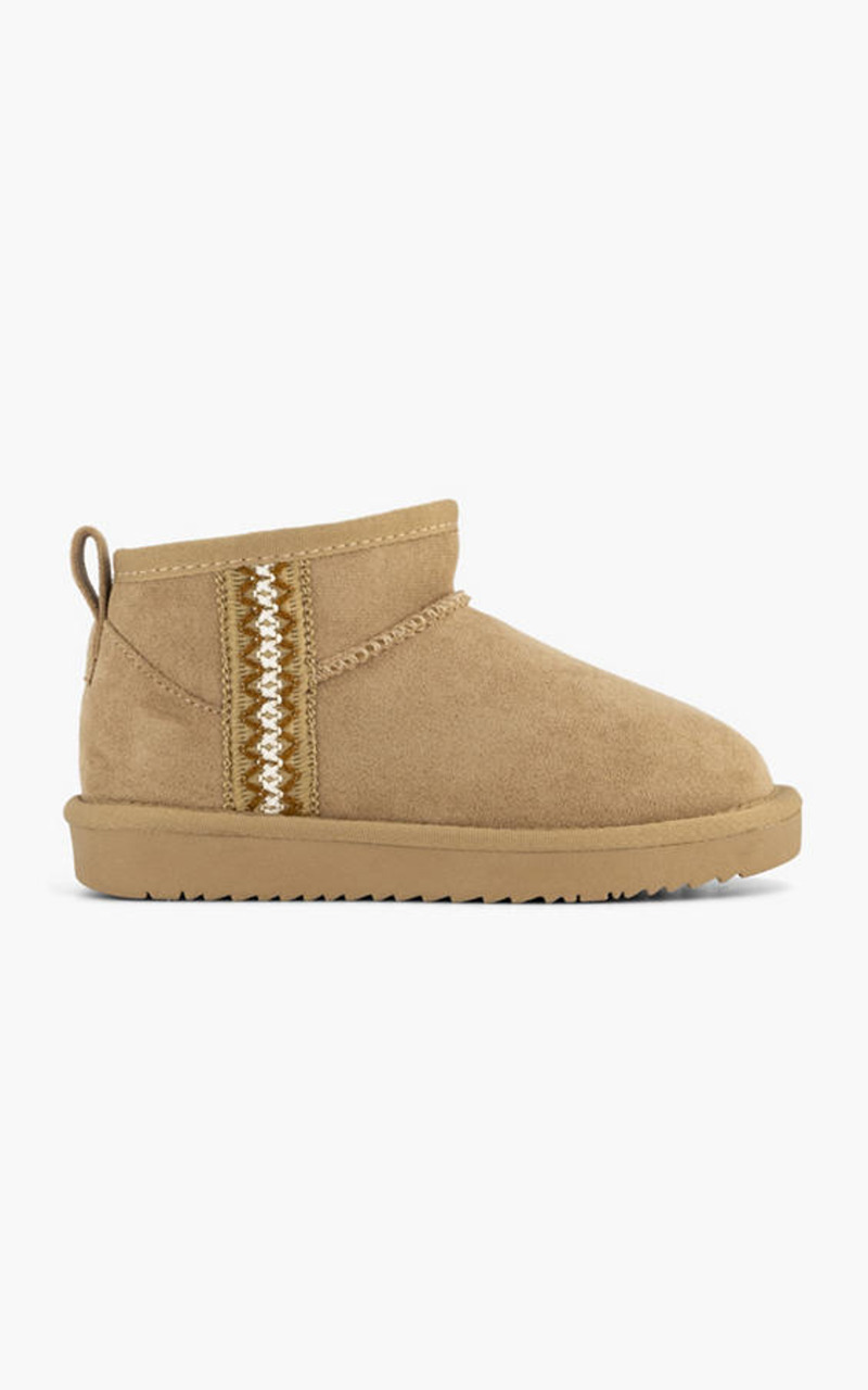 Beige boot gevoerd