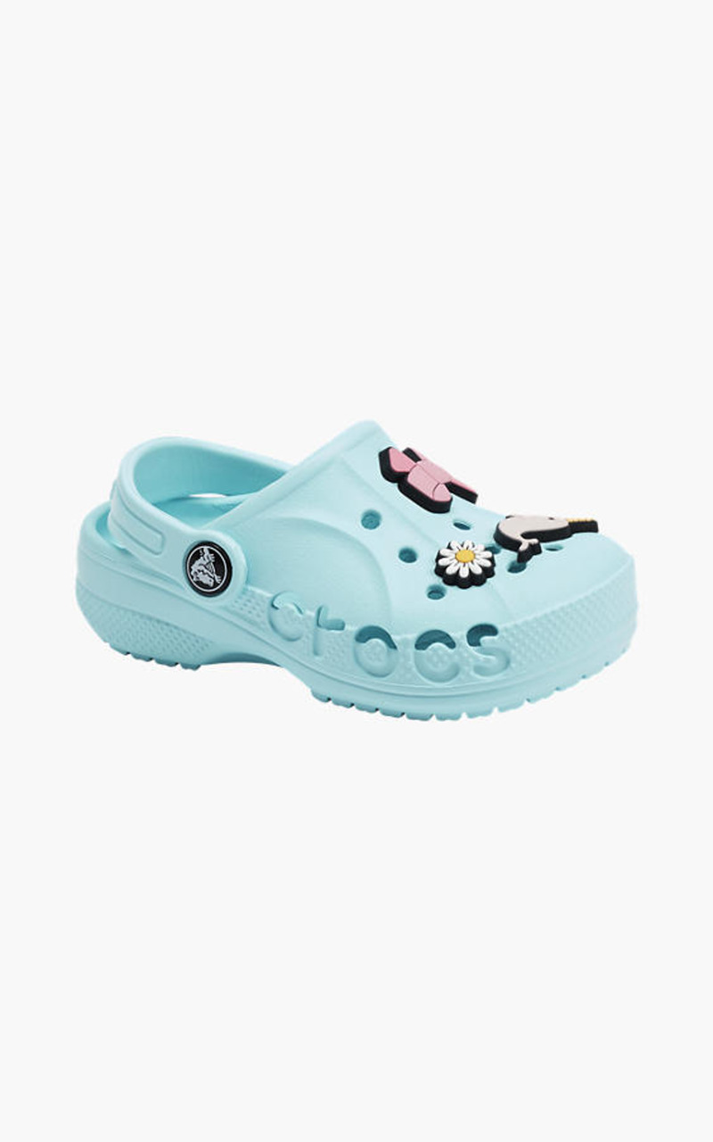 Lichtblauwe Baya embellished clog