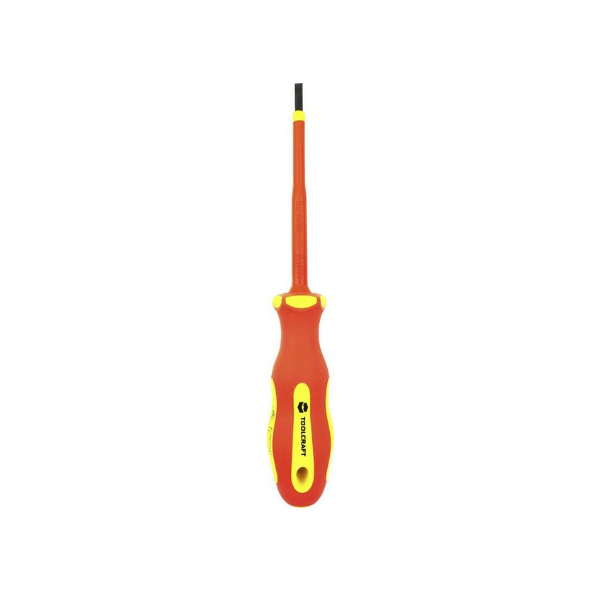 TOOLCRAFT SL 5.5 VDE, Elektronik- u. Feinmechanik, Werkstatt Schlitz-Schraubendreher Klingenlänge: 125 mm