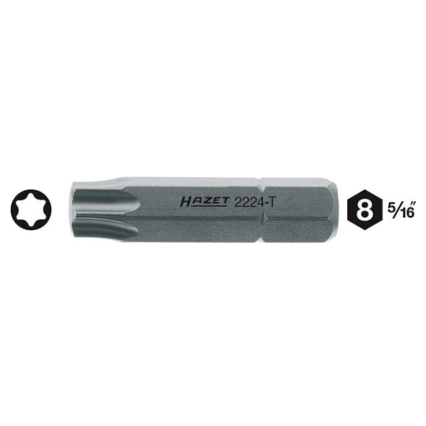 Hazet 2224-T45 Torx-Bit T 45 Sonderstahl C 8 1 St.
